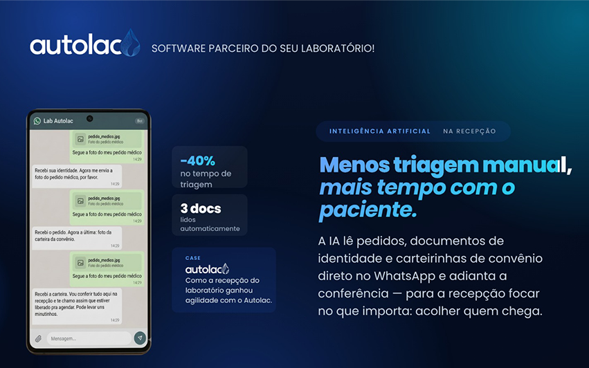 Fim da digitação na recepção!