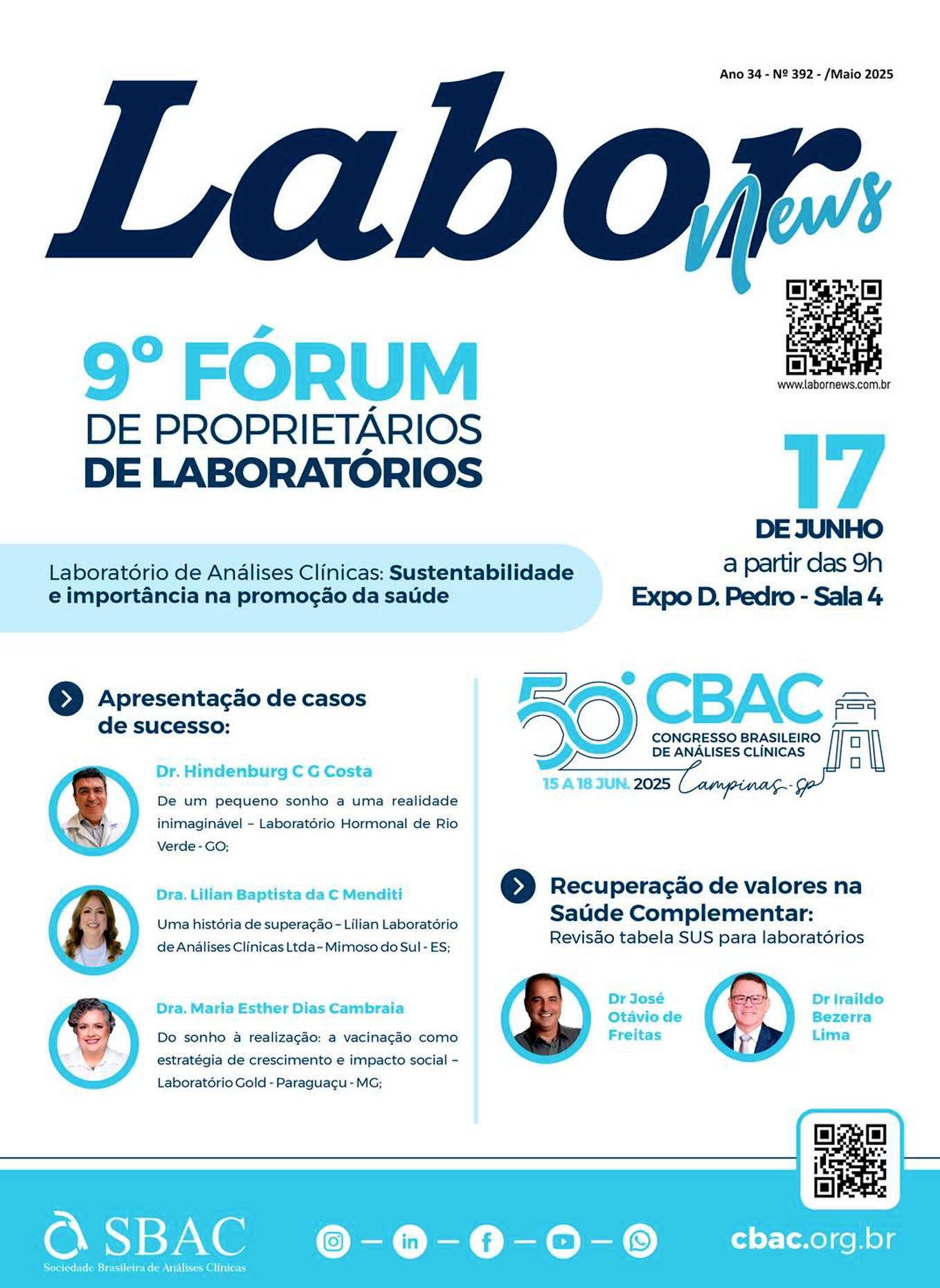 Capa Jornal LaborNews - Maio/2025